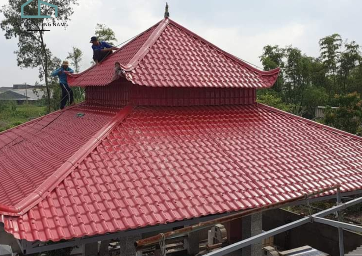 Ngói nhựa được ứng dụng rộng rãi trong nhiều loại công trình