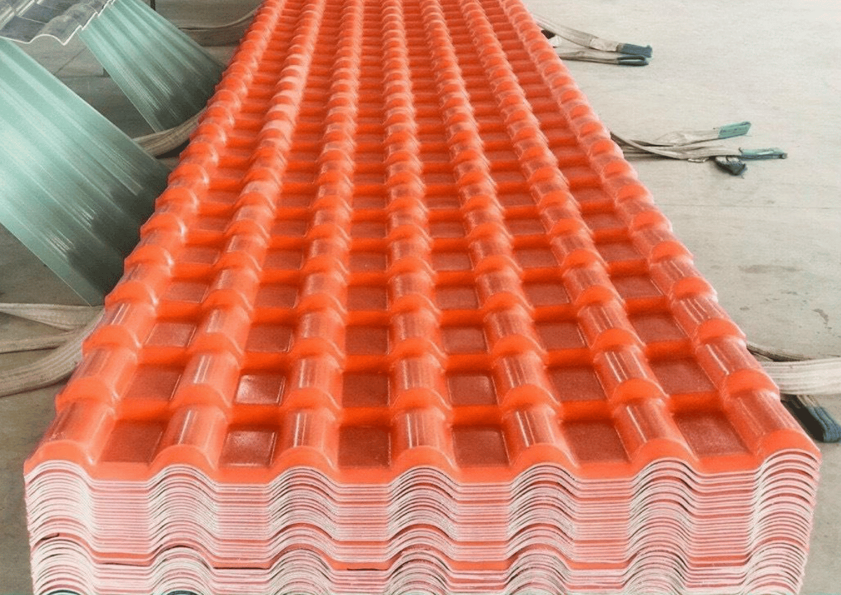 Ngói nhựa PVC ASA Phát Lộc 8 Ngói nhựa PVCASA Phát Lộc