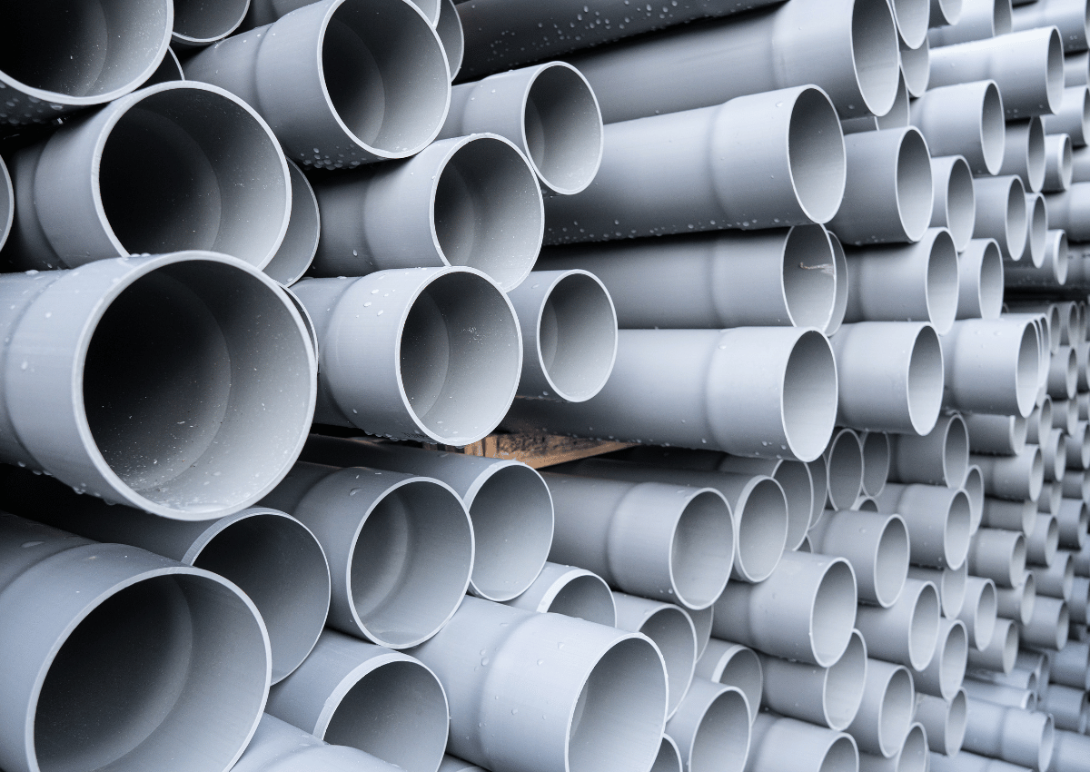 Ống nước làm từ tấm nhựa PVC