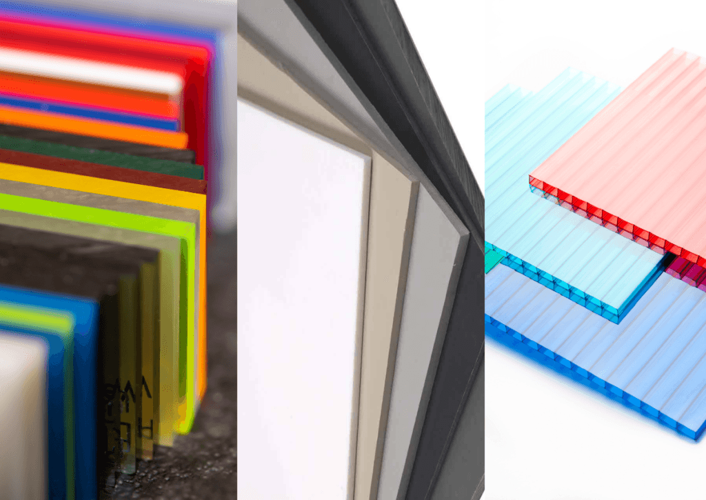 So sánh tấm Polycarbonate, PVC và Acrylic để có sự lựa chọn phù hợp