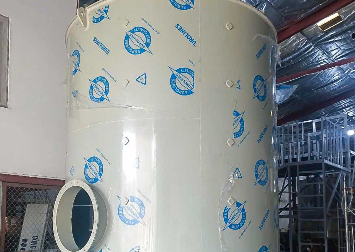Tấm nhựa PVC kỹ thuật làm bồn chứa hóa chất