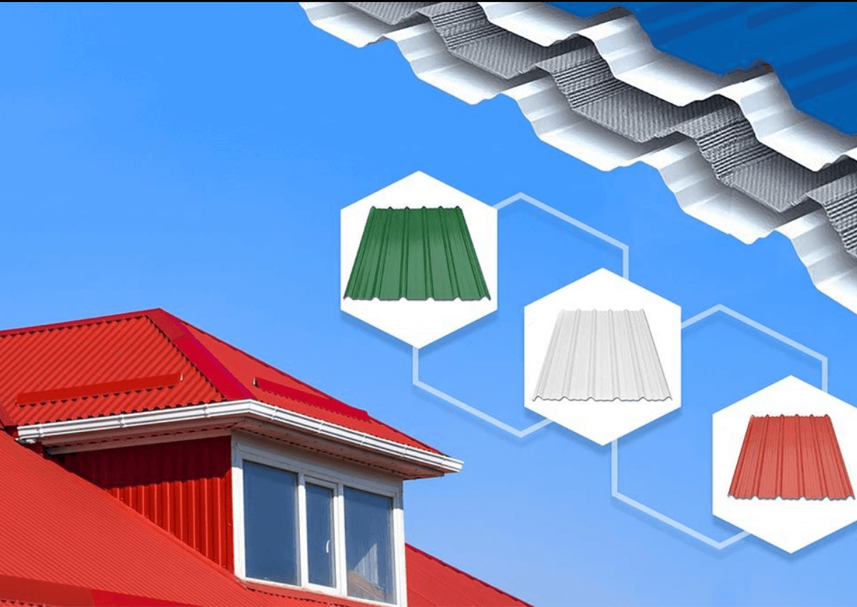 Tôn nhựa PVC/ASA chống ăn mòn tốt 1 Tôn nhựa PVC/ASA