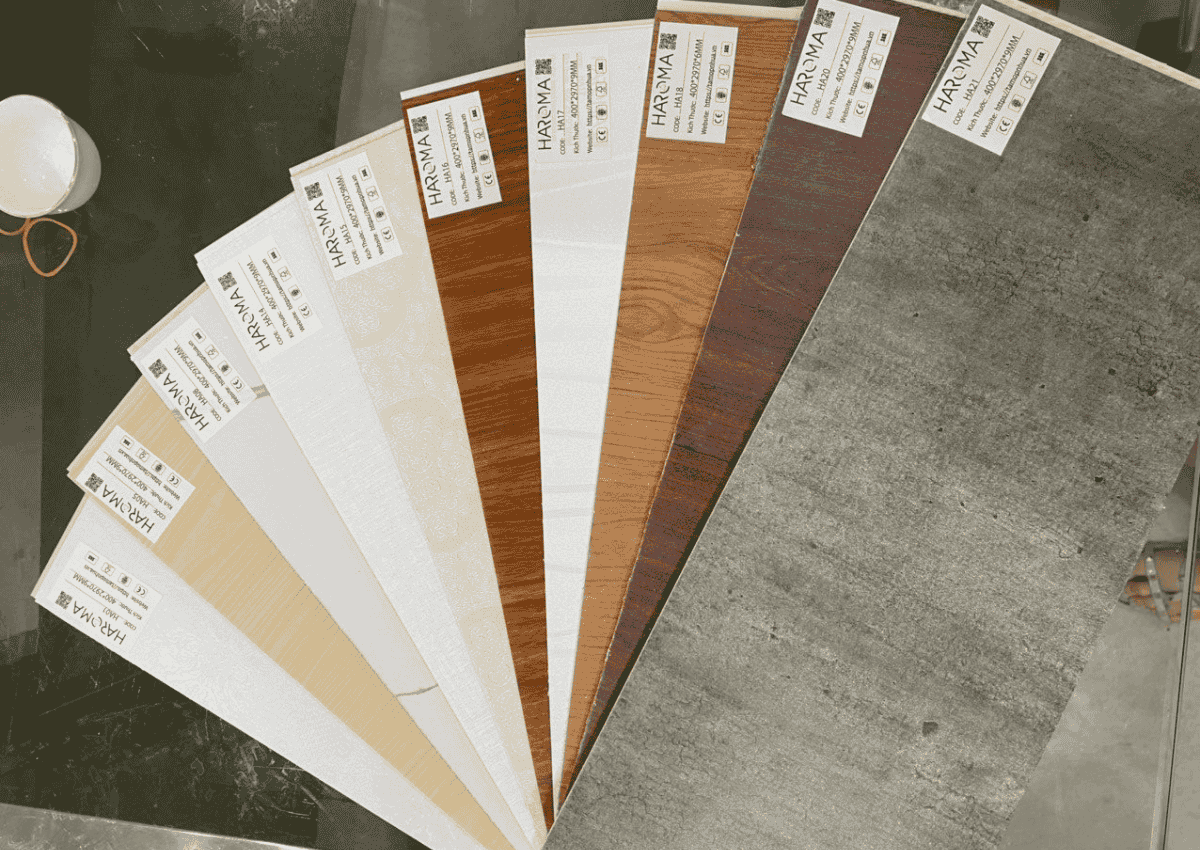 Tấm nhựa PVC dán tường 5 Các loại tấm nhựa PVC dán tường phổ biến hiện nay