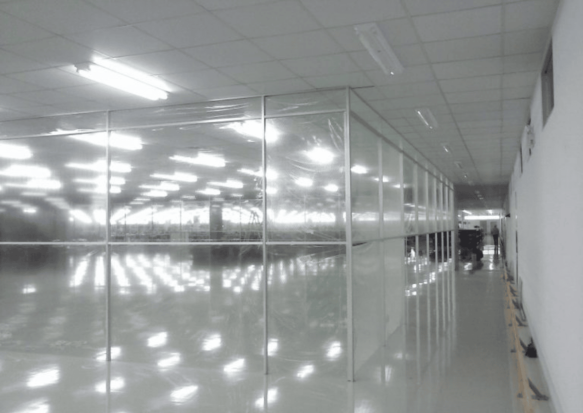 Ứng dụng tấm nhựa PVC trong đời sống 2 Tấm nhựa PVC dùng làm vách ngăn