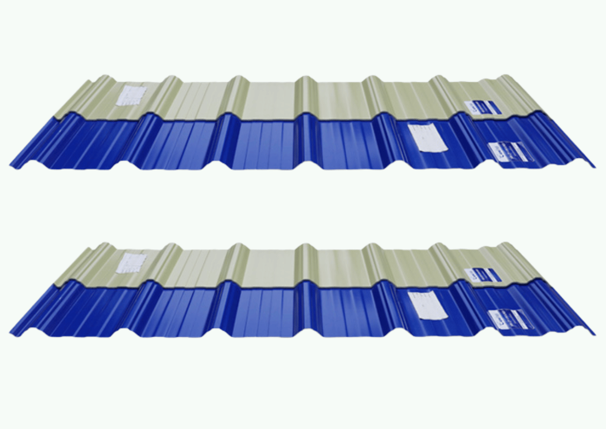 Tôn nhựa PVC ASA 7 sóng 