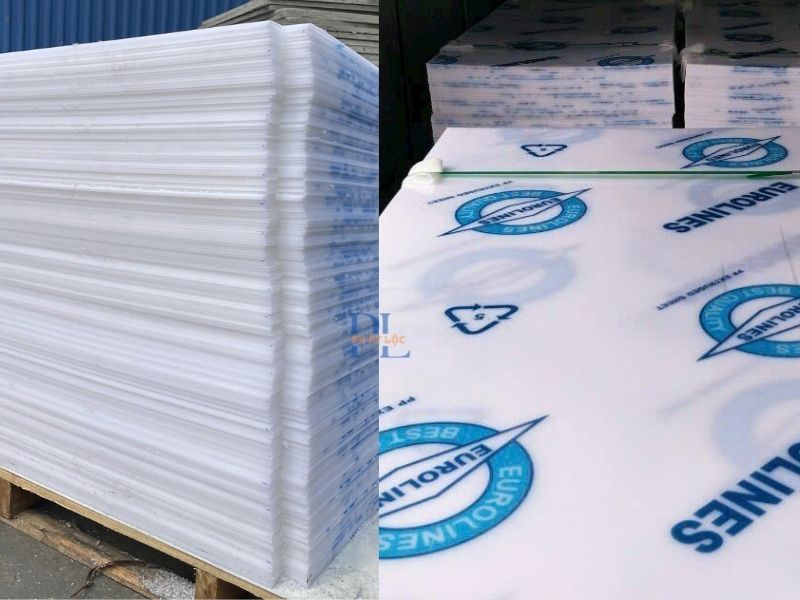 Nhựa kỹ thuật Phát Lộc PVC, PP, Polycarbonate, PVC ASA cho công nghiệp & xây dựng 5 Tấm nhựa kỹ thuật PP màu trắng
