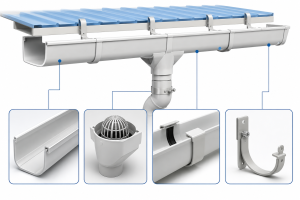 Cấu tạo chi tiết của giải pháp máng dẫn nước nhà máy bằng nhựa PVC