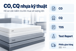 CO, CQ nhựa kỹ thuật và những hồ sơ cần kiểm tra khi mua số lượng lớn